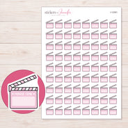 I-12391 planner sticker sheet with enlarged sticker detail