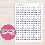 I-12392 planner sticker sheet with enlarged sticker detail