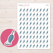 I-12395 planner sticker sheet with enlarged sticker detail