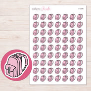 I-12398 planner sticker sheet with enlarged sticker detail