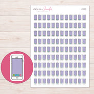 I-12399 planner sticker sheet with enlarged sticker detail