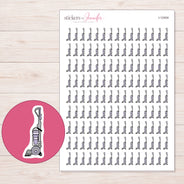 I-12404 planner sticker sheet with enlarged sticker detail
