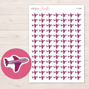 I-12406 planner sticker sheet with enlarged sticker detail