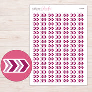 I-12409 planner sticker sheet with enlarged sticker detail