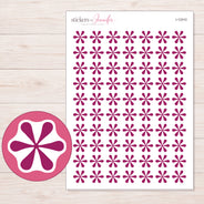 I-12410 planner sticker sheet with enlarged sticker detail