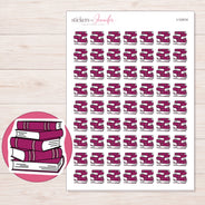 I-12414 planner sticker sheet with enlarged sticker detail