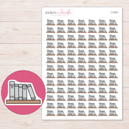 I-12431 planner sticker sheet with enlarged sticker detail