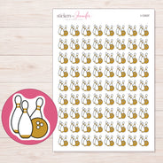 I-12437 planner sticker sheet with enlarged sticker detail