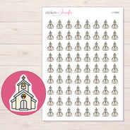 I-12442 planner sticker sheet with enlarged sticker detail