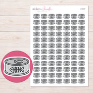 I-12447 planner sticker sheet with enlarged sticker detail
