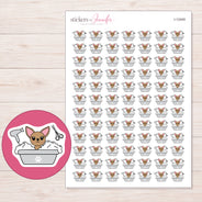 I-12449 planner sticker sheet with enlarged sticker detail
