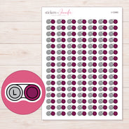 I-12460 planner sticker sheet with enlarged sticker detail