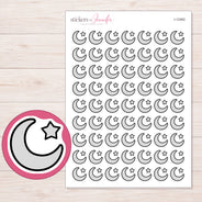 I-12462 planner sticker sheet with enlarged sticker detail