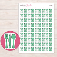 I-12469 planner sticker sheet with enlarged sticker detail