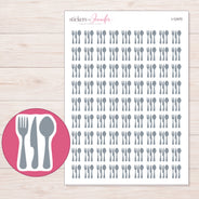 I-12470 planner sticker sheet with enlarged sticker detail
