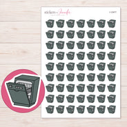 I-12477 planner sticker sheet with enlarged sticker detail