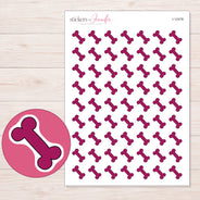 I-12478 planner sticker sheet with enlarged sticker detail