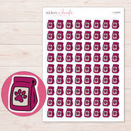 I-12479 planner sticker sheet with enlarged sticker detail