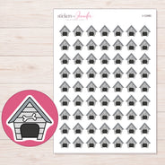 I-12480 planner sticker sheet with enlarged sticker detail