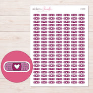 I-12483 planner sticker sheet with enlarged sticker detail
