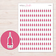 I-12494 planner sticker sheet with enlarged sticker detail