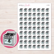 I-12502 planner sticker sheet with enlarged sticker detail