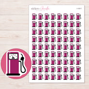 I-12517 planner sticker sheet with enlarged sticker detail