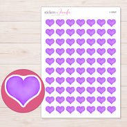 I-12527 planner sticker sheet with enlarged sticker detail