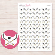 I-12532 planner sticker sheet with enlarged sticker detail
