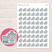 I-12533 planner sticker sheet with enlarged sticker detail
