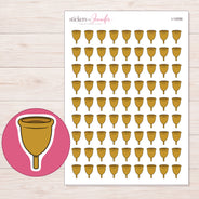 I-12556 planner sticker sheet with enlarged sticker detail