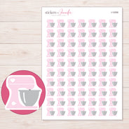 I-12558 planner sticker sheet with enlarged sticker detail