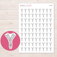I-12567 planner sticker sheet with enlarged sticker detail