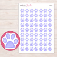 I-12573 planner sticker sheet with enlarged sticker detail