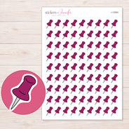 I-12593 planner sticker sheet with enlarged sticker detail