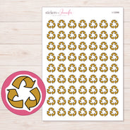 I-12598 planner sticker sheet with enlarged sticker detail