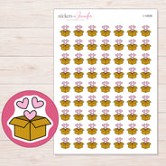 I-12608 planner sticker sheet with enlarged sticker detail