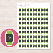 I-12612 planner sticker sheet with enlarged sticker detail