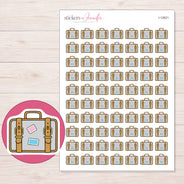 I-12621 planner sticker sheet with enlarged sticker detail