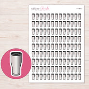 I-12626 planner sticker sheet with enlarged sticker detail