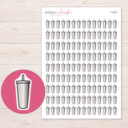 I-12627 planner sticker sheet with enlarged sticker detail