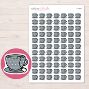 I-12630 planner sticker sheet with enlarged sticker detail