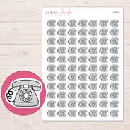I-12633 planner sticker sheet with enlarged sticker detail