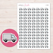 I-12642 planner sticker sheet with enlarged sticker detail