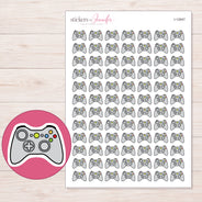 I-12647 planner sticker sheet with enlarged sticker detail