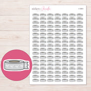 I-12651 planner sticker sheet with enlarged sticker detail