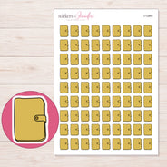 I-12667 planner sticker sheet with enlarged sticker detail
