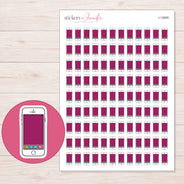 I-12669 planner sticker sheet with enlarged sticker detail