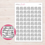 I-12684 planner sticker sheet with enlarged sticker detail