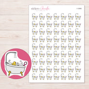 I-12690 planner sticker sheet with enlarged sticker detail